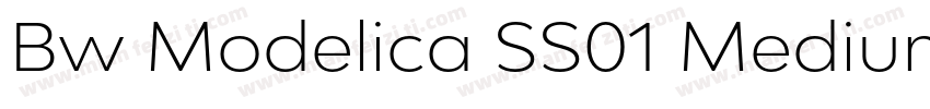 Bw Modelica SS01 Medium Expanded字体转换